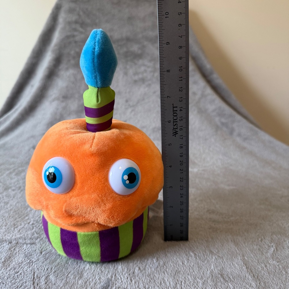 FNAF 2019 Five Nights at Freddys Orange Cupcake Stuffed Plush Scott Cawthon - Picture 3 of 5